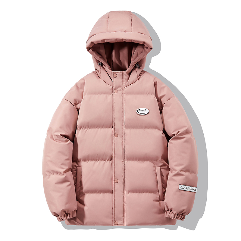 LM Binjie Baumwolljacke Herren neue Kapuzen-Baumwolljacke Trend koreanische Version kurze Winter-Baumwolljacke Herrenjacke_voghion.com