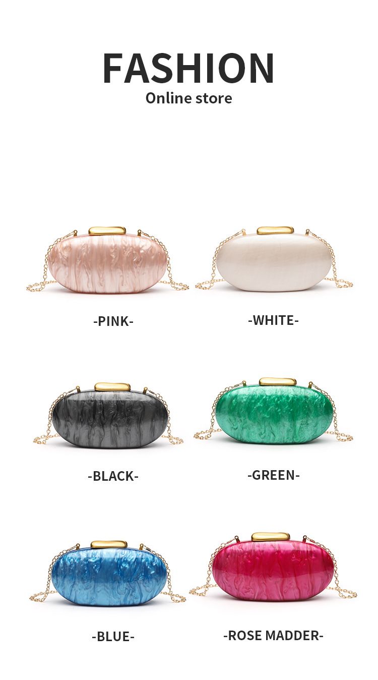 Mode Nieuwe Parelmoeren Schelp Tas Kleine Tas 2025 High End Dames Avond Clutch Tas Ketting Schouder Messenger Bag_voghion.com