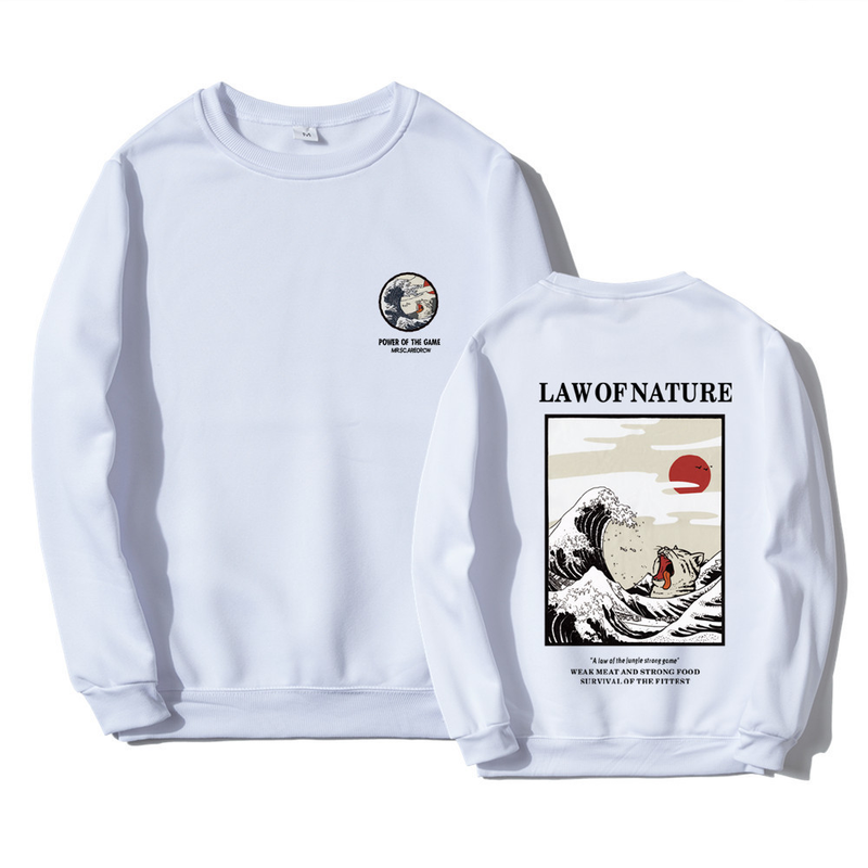 Trendy brand funny cat wave autumn and winter men and women leisure fleece sweater pullover Hoodie sweater men_voghion.com