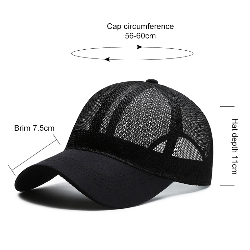 Frauen Männer Full Mesh Radfahren Kappe Schnell Trocknend Kühlung Sonnencreme Sport Laufen Camping Snapback Hut_voghion.com