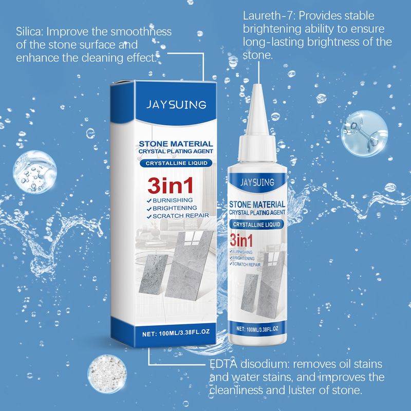 Jaysuing Stone Plating Agent, Indoor Tile Repair Scratches Brightening Crystal Marble Maintenance Plating Agent_voghion.com