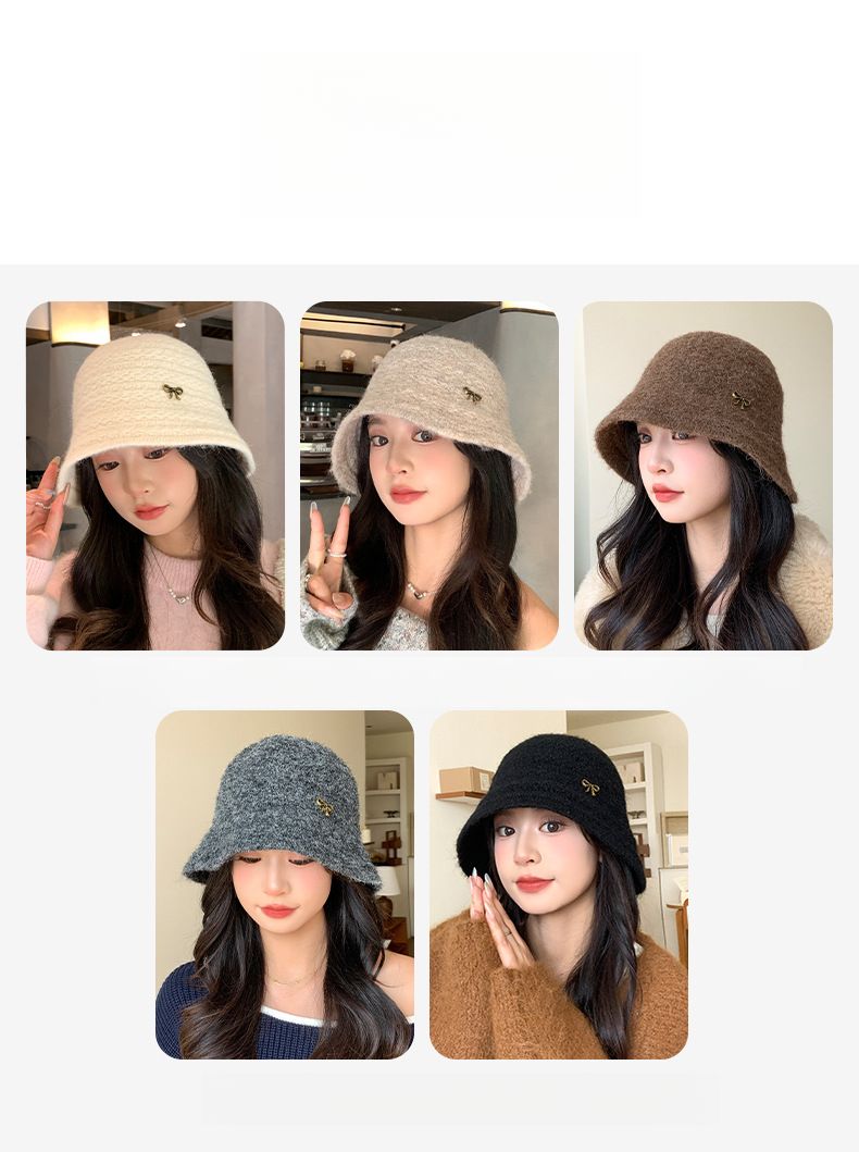 2025 Fall/Winter New Women's Bucket Hat Stylish And Versatile_voghion.com