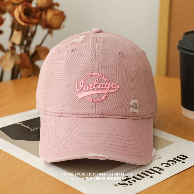 Korean Style Unisex Baseball Cap - Wide Brim Duckbill Design With Soft Top For Casual Wear (Multiple Colors)_voghion.com