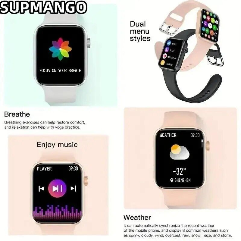 S8 Smartwatch X7 Männer Anruf Smart Watch Gesundheit Sport Tracker Frauen Uhr X8_voghion.com