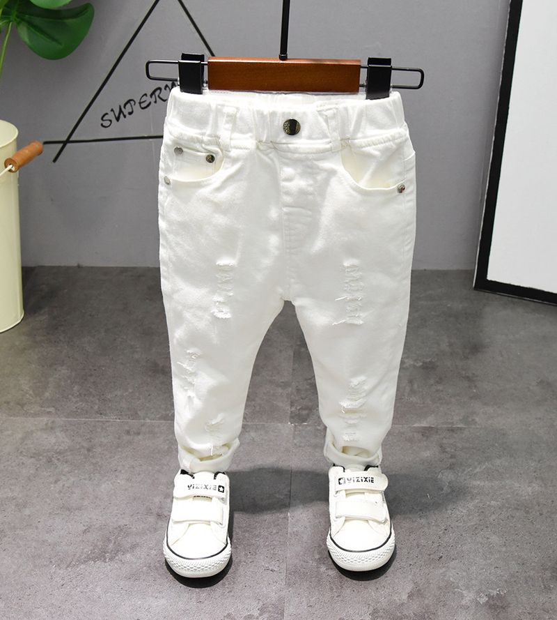 Mamm & Kanner Fréijoer an Hierscht Neie koreanesche Stil Solid Faarf Casual Hosen fir Kanner, Jongen a Meedercher 830 831_voghion.com