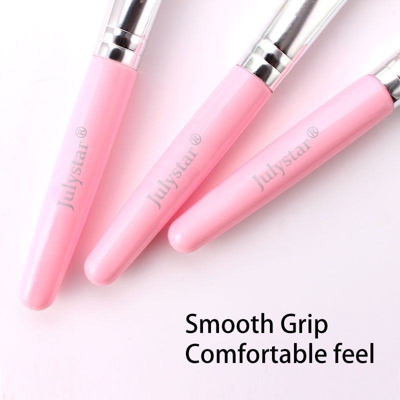 Julystar Beauty Pink Spot Color Single powder blusher Easy for Beginners to Use Portable Makeup Tool Brush_voghion.com