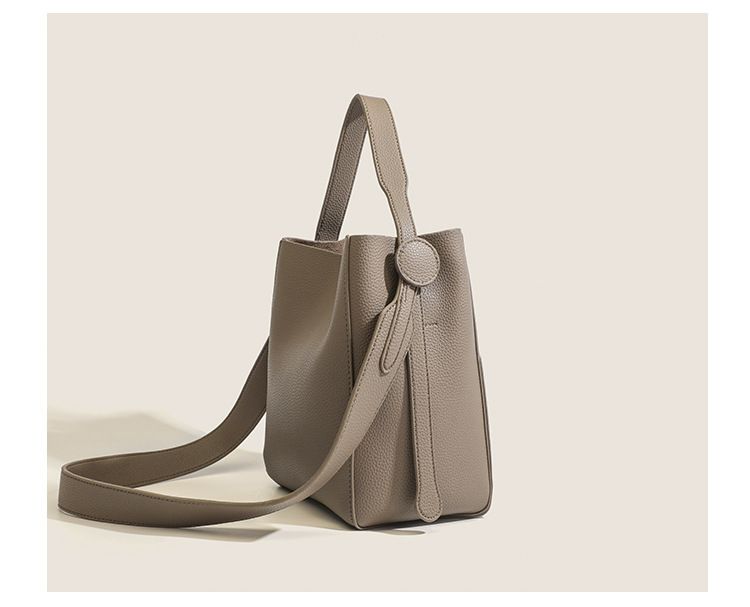 Borsa a secchiello da donna, design alla moda, borsa a secchiello da pendolare, borsa a mano, pratica e con tracolla, da donna_voghion.com