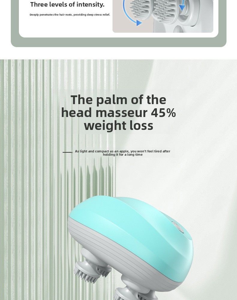 Mini Handheld Multifunctional Head Multi-Point Stimulation Smart Body Kneading Massager Factory Direct_voghion.com
