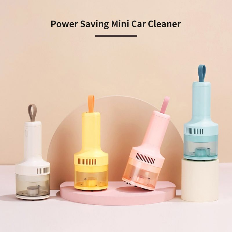 Xinweiqing Desktop Vacuum Wireless Home Car Dual Use Strong Suction USB Charging Mini Handheld Keyboard Cleaner Computer_voghion.com