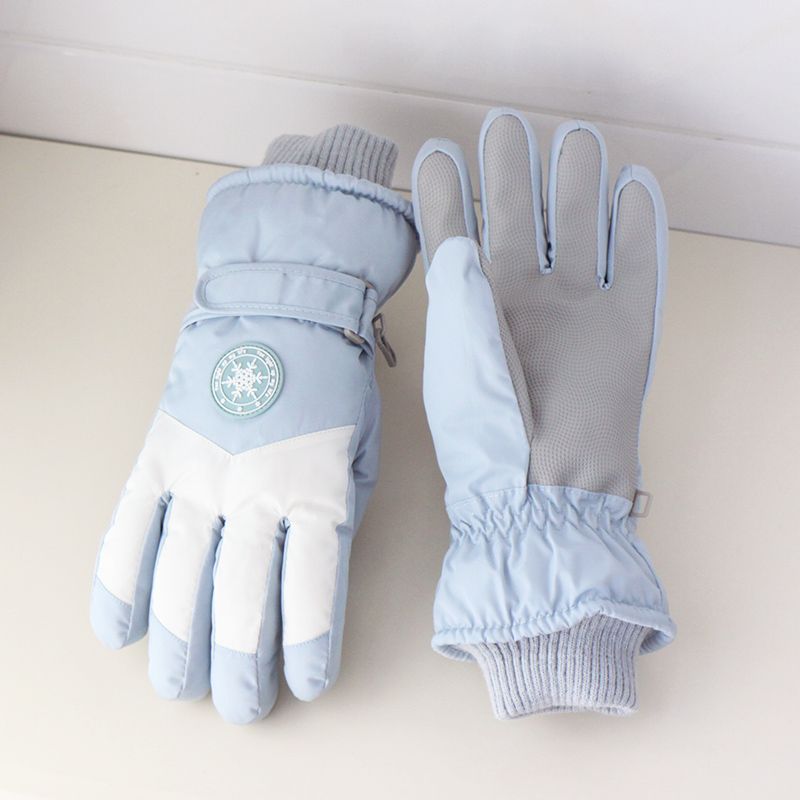 Paar verdickte Fleece-Kälteschutz-Fahrrad-Skihandschuhe_voghion.com