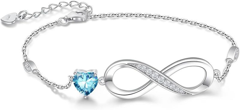 Onendlech Léift Zyklus 8 Charakter Bracelet weiblech Perséinlechkeet Vera Bracelet Mikro Inlaid_voghion.com