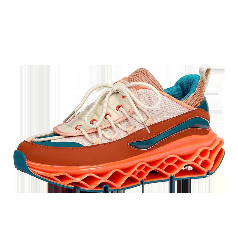 Nuove scarpe da ginnastica invernali di alta qualità, alla moda, con suola spessa, casual, con rialzo in altezza, color block, da papà, alla moda_voghion.com