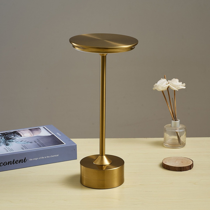 Schnurlose kabellose Tischlampe, Touch-Sensor, wiederaufladbar, Desktop-Nachtlicht, LED-Leselampe für Restaurant, Hotel, Bar, Schlafzimmer, Dekor-Licht_voghion.com