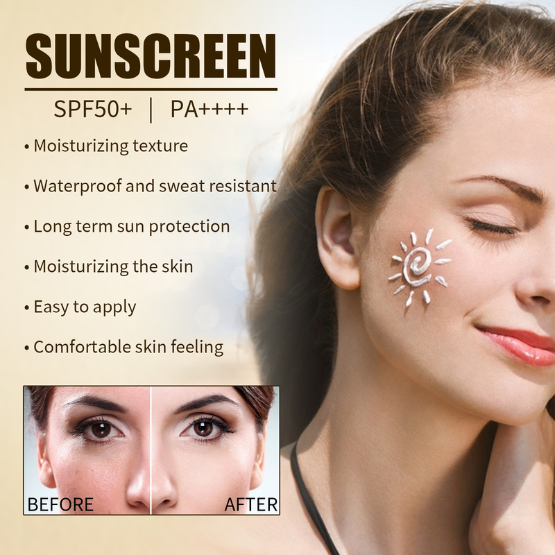 Arc-test naptej UV SPF50 napvédelem Megelőzi a leégést Vízálló Fehérítő Frissítő Hidratáló Bőrápoló Termék_voghion.com