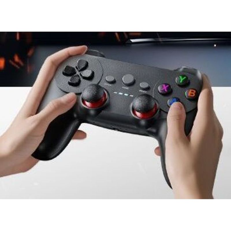 Console de jeu TV 4K HD 3D, nouveau modèle 2025, grande console d'arcade FC noire Myth Wukong pour deux joueurs_voghion.com