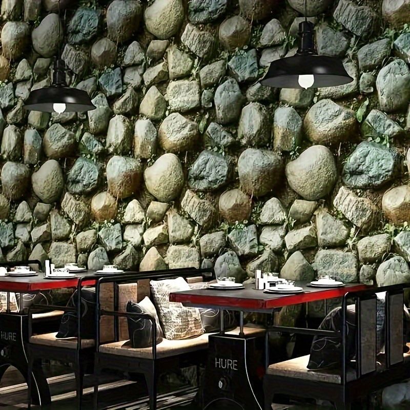 Neu Rock Grün Gras Schlafzimmer Wohnzimmer Abnehmbare, Wasserdichte Dekorative Wand_voghion.com