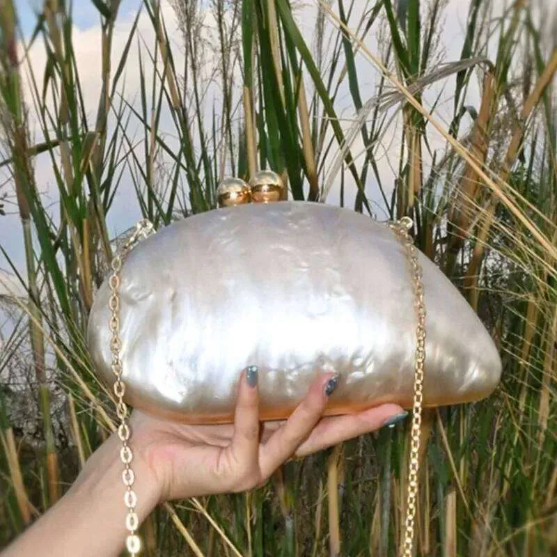 Designer Bags Evening Clutch Women Dia Round Acrylic Handle Trapezoidal Purses And Handbag Wedding Party Bag_voghion.com