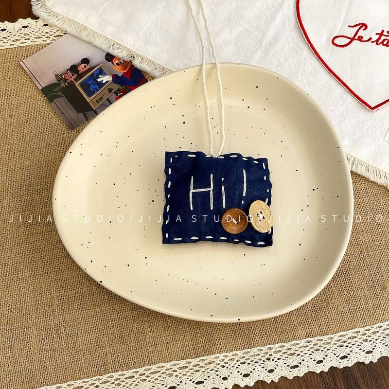 Collier en tissu coréen fait main pour enfants, pendentif mignon pour vêtements, pull, accessoires pour vêtements d'automne et d'hiver faits à la main_voghion.com