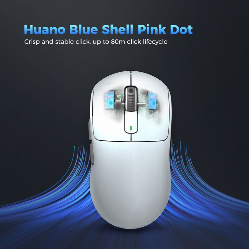 Carefully Selected Lightweight Mouse 55g PAW3395 Gaming Tri-Mode Wireless KYSONAM600 High Precision 26K_voghion.com