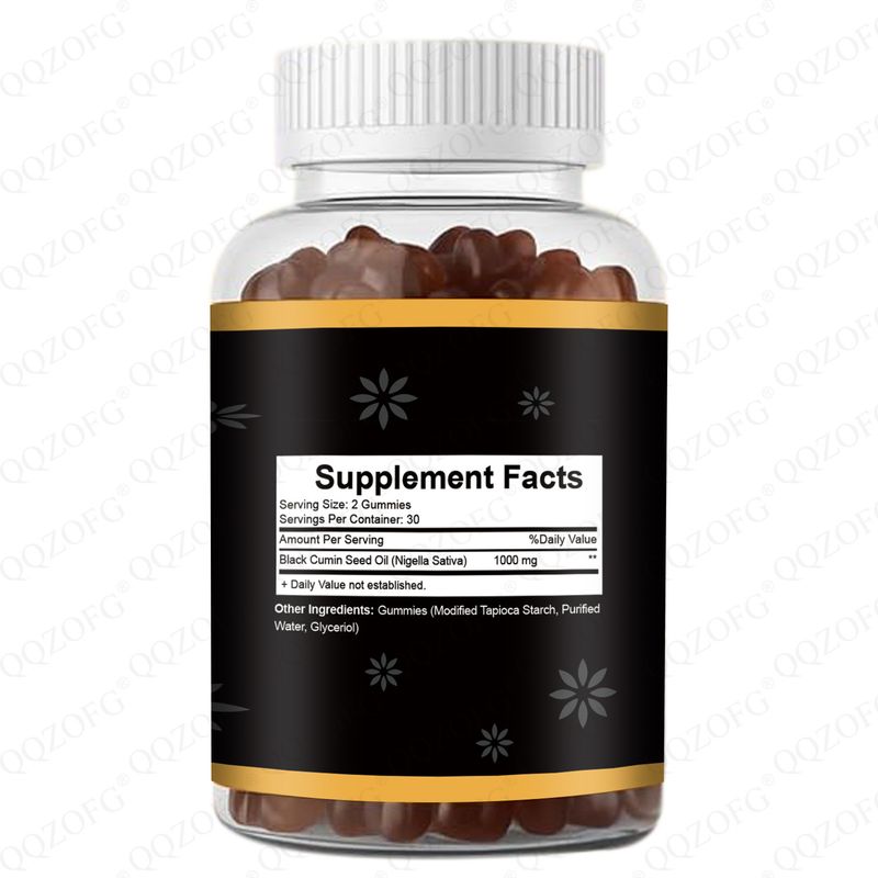 New In Stock Free Shipping Hot Selling Black Seed Oil BLACK SEED OIL Gummies Source Factory_voghion.com