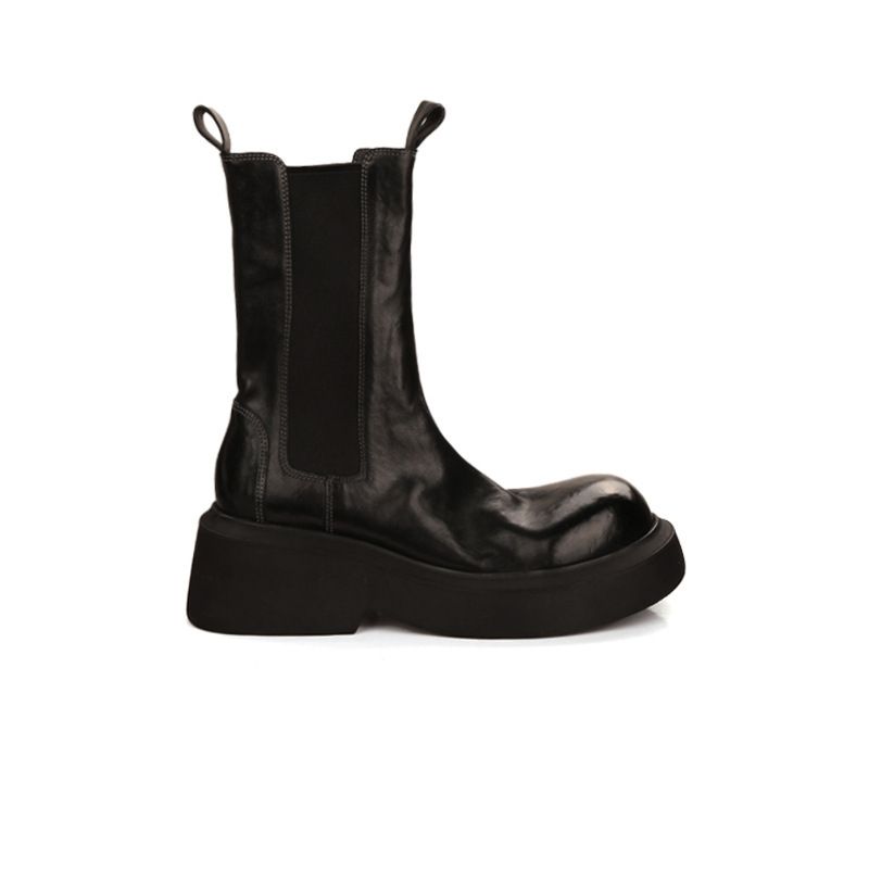 Grape Mom stílusú ~6 cm-es Martin sokoldalú, rugalmas talpú, vastag sarokú, rövid szárú, új női csizma_voghion.com