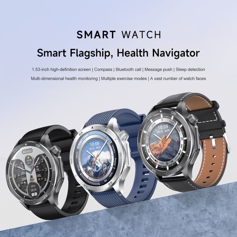 New For OPPO WATCH X2 GPS Motion Trajectory Smartwatches Men Bluetooth Call Multiple Sport Mode Compass Health Monitor Bracelet_voghion.com