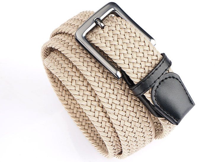 3.5 Men's Breathable Elastic Waist Support Comfortable Belt Silk Woven_voghion.com