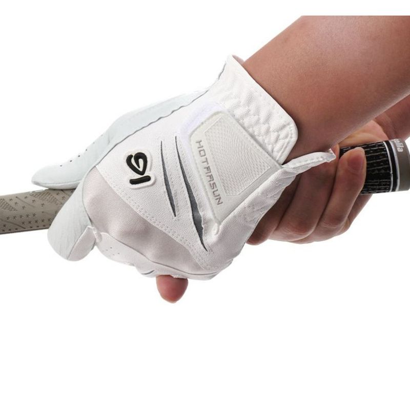 Golfhandschuhe für Herren mit Silikonpartikeln an der Handfläche, rutschfest, atmungsaktiv und abriebfest, für Anfänger, Training, einzeln_voghion.com