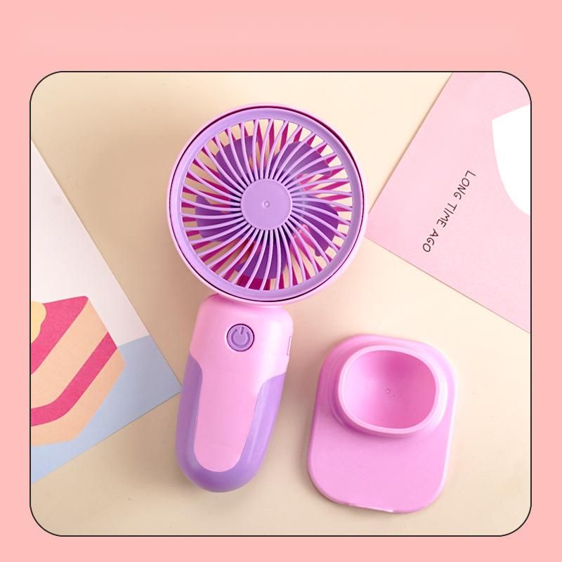 New Handheld USB Charging Portable Summer Outdoor Mini Bracket Small Fan Gift_voghion.com