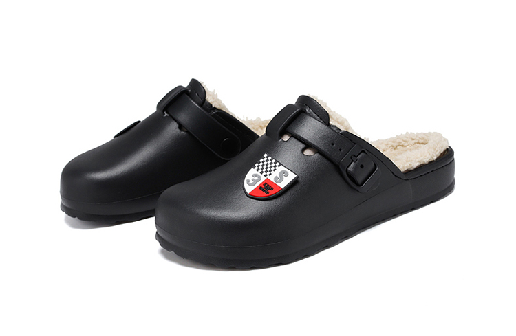 Herren-Hausschuhe aus bequemem, flauschigem Filz mit Gummisohle, rutschfeste Schuhe aus Memory-Schaum_voghion.com