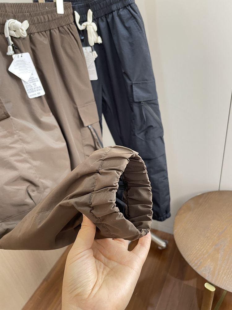 Pantalon thermique coupe-vent et imperméable pour homme, avec isolation haute densité – Noir et marron, tailles M à 5XL_voghion.com