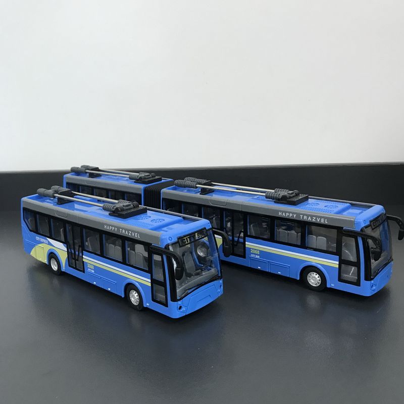 Auto telecomandata di ricarica Autobus telecomandato Autobus scolastico Autobus turistico Auto giocattolo per bambini_voghion.com