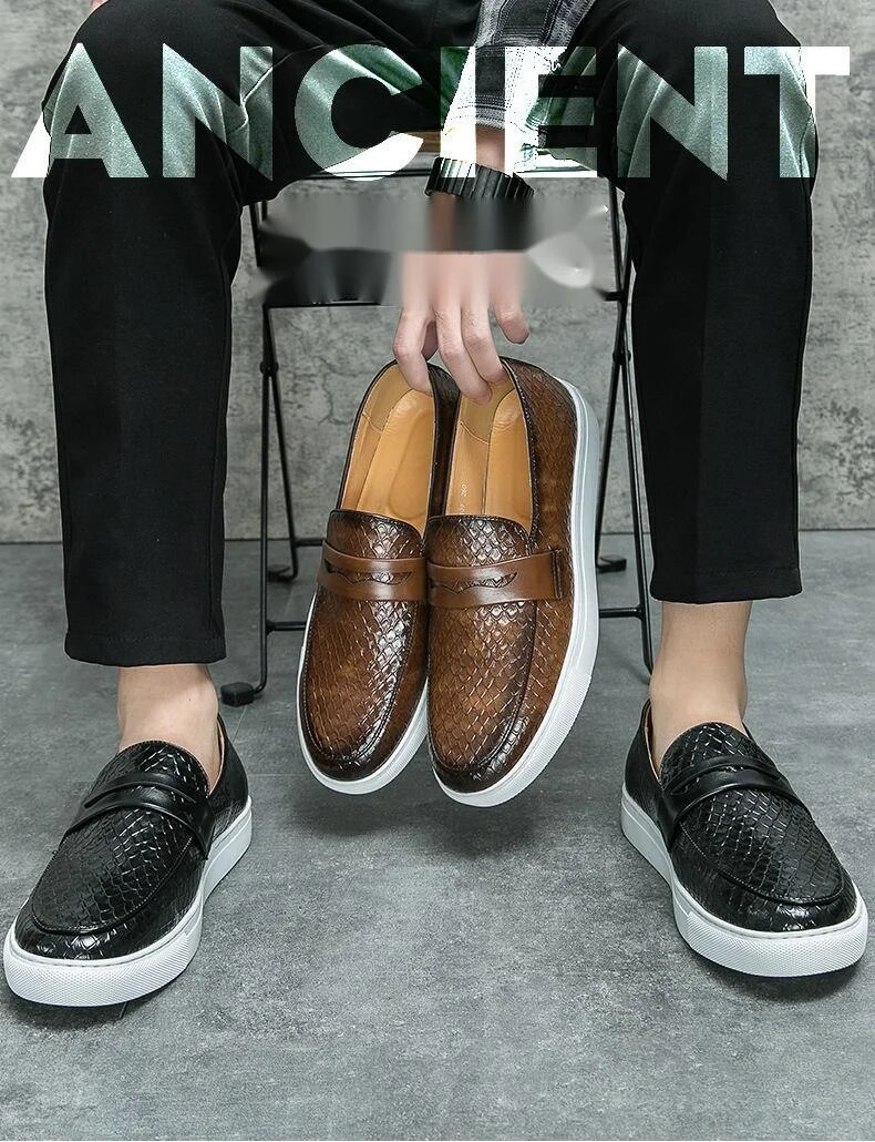 Replică ușoară de designer, pantofi de damă de dimensiuni mari, cu ciucuri, pentru bărbați, la modă, cu personalitate pentru picior, pantofi casual din piele, model business_voghion.com
