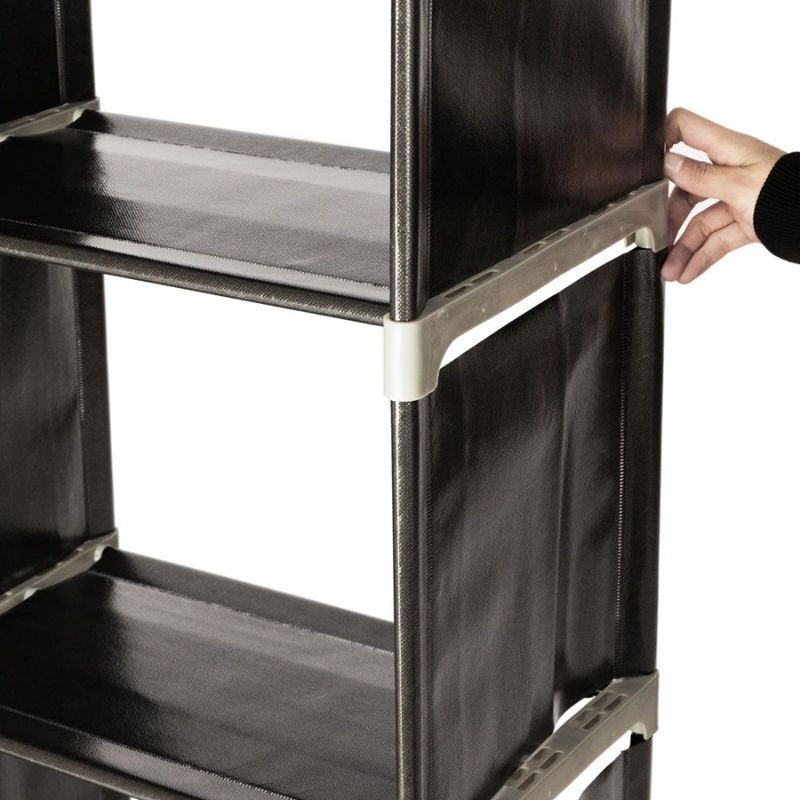 Compartment Storage 3Tier Closet Storage Organizer CubesBookcase Cube 9 9 Shelf_voghion.com