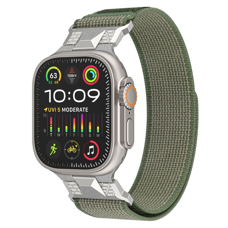 Applicable to Apple Watch strap Mecha Wild Trail Nylon Loop Appleiwatch 9Ultra2 Watch Strap_voghion.com