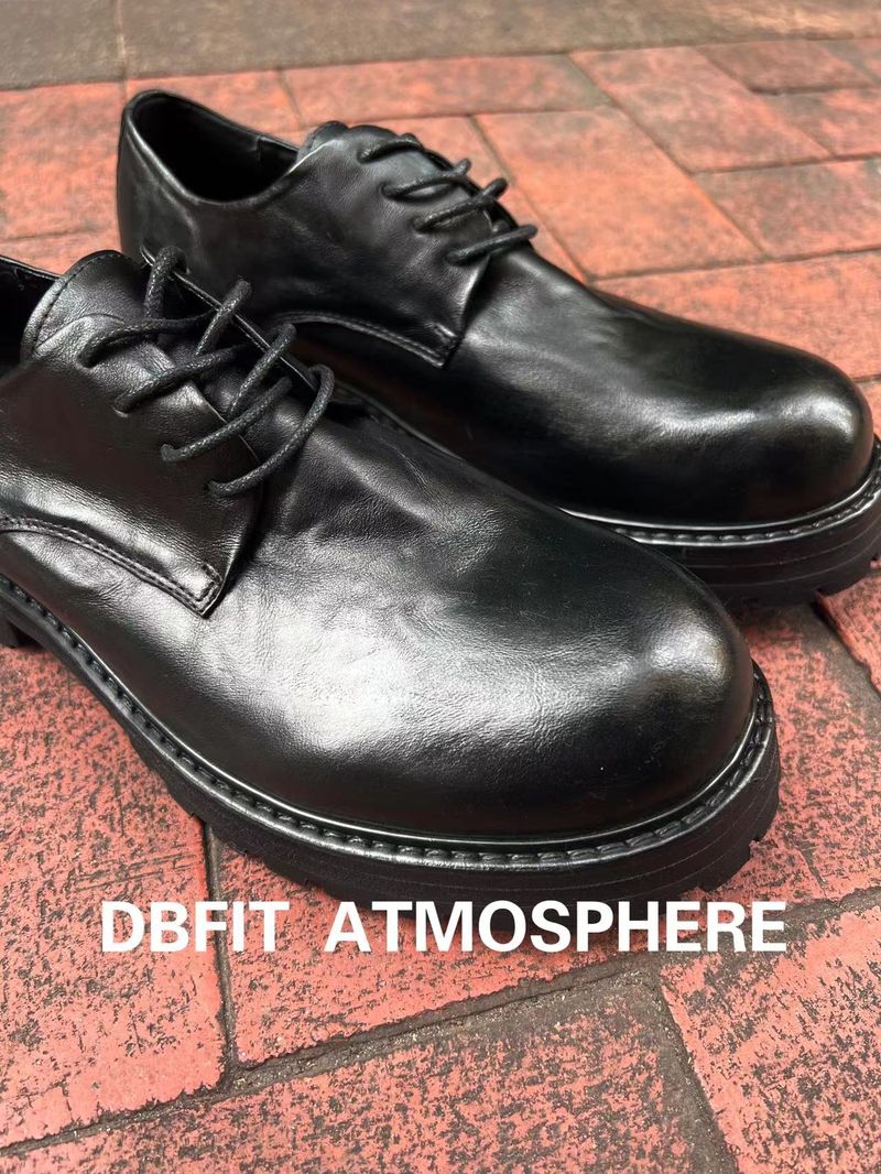 Horse Skin Washed Casual Odlight Distressed Micro Pleated Shoes For Four Seasons_voghion.com