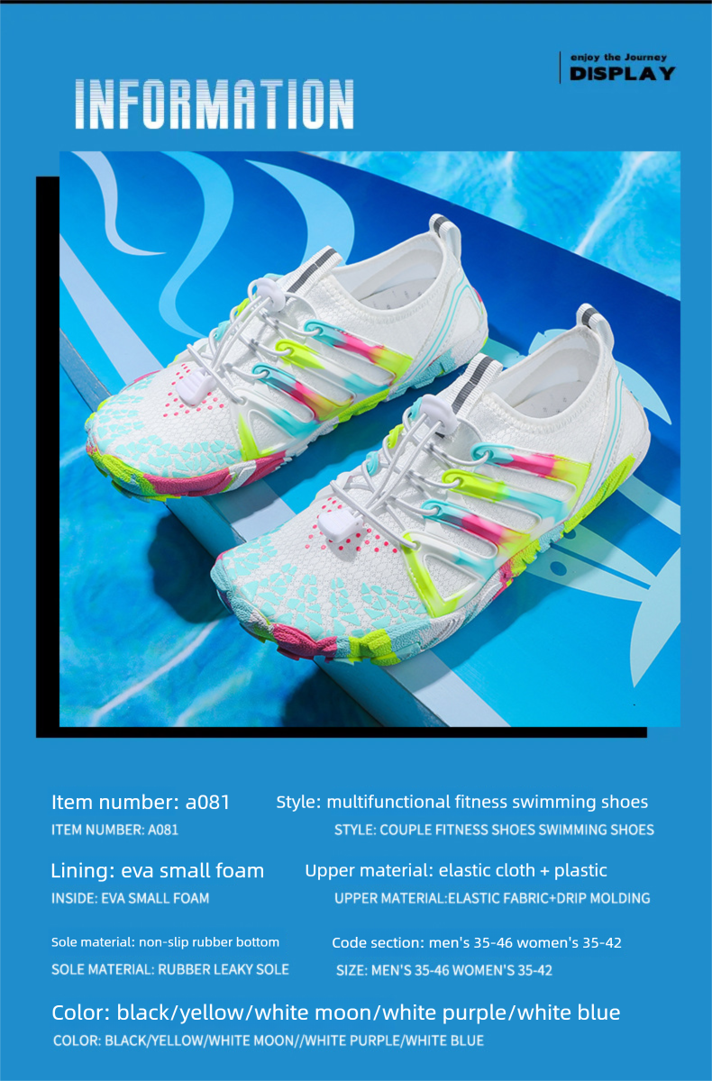 Outdoor Beach Water Swimming Tide Men Women Wading Quick-Dry Five-Toe Shoes, Hiking And Rafting Shoes_voghion.com