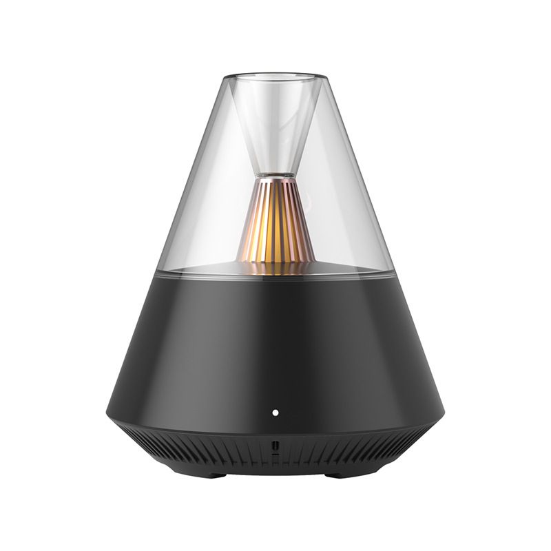 Aromadiffusor mit Fernbedienung – 33 Luftbefeuchter mit ätherischen Ölen, Simulations-Umgebungslampe für Büro, Schreibtisch und Schlafzimmer zu Hause_voghion.com