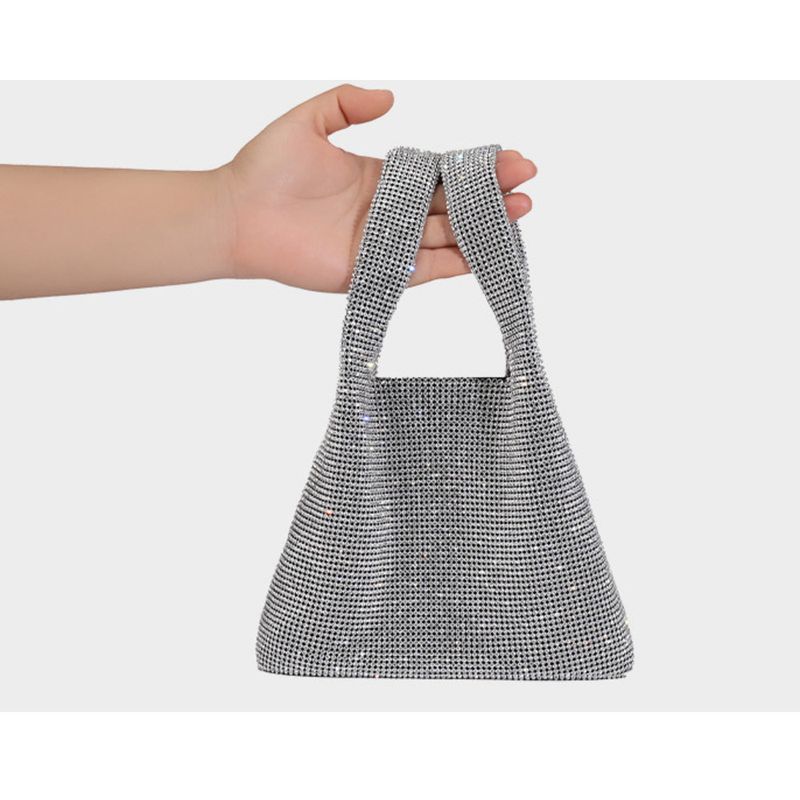 Borsa a mano minimalista con strass_voghion.com