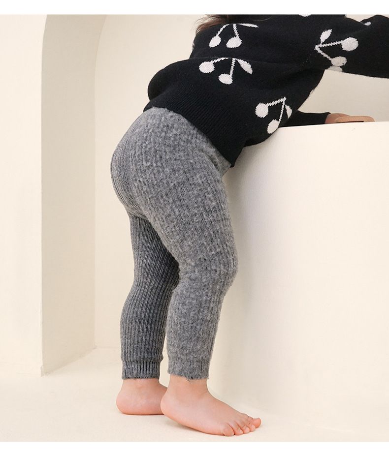 Mädchen Strumpfhosen Herbst/Winter Neu Typ A Mit Samt Verdickt Wärme Kinder Verbunden Babysocken Baby Leggings_voghion.com