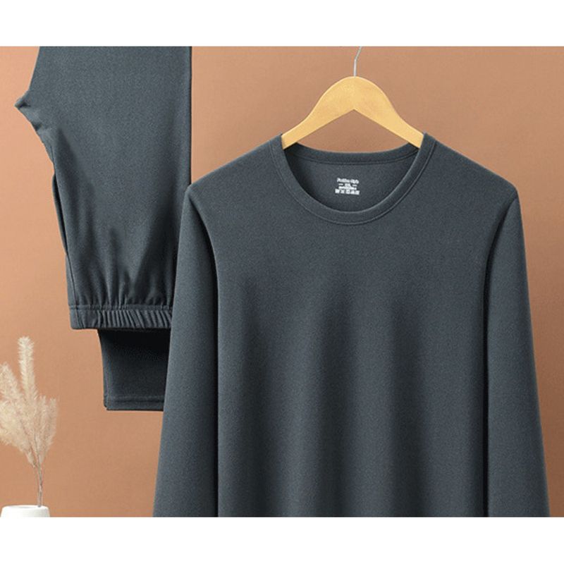 2024 nieuwe heren thermo ondergoed set, dames warme kleding, herfst broek met fluwelen antibacteriële basis shirt, winter_voghion.com