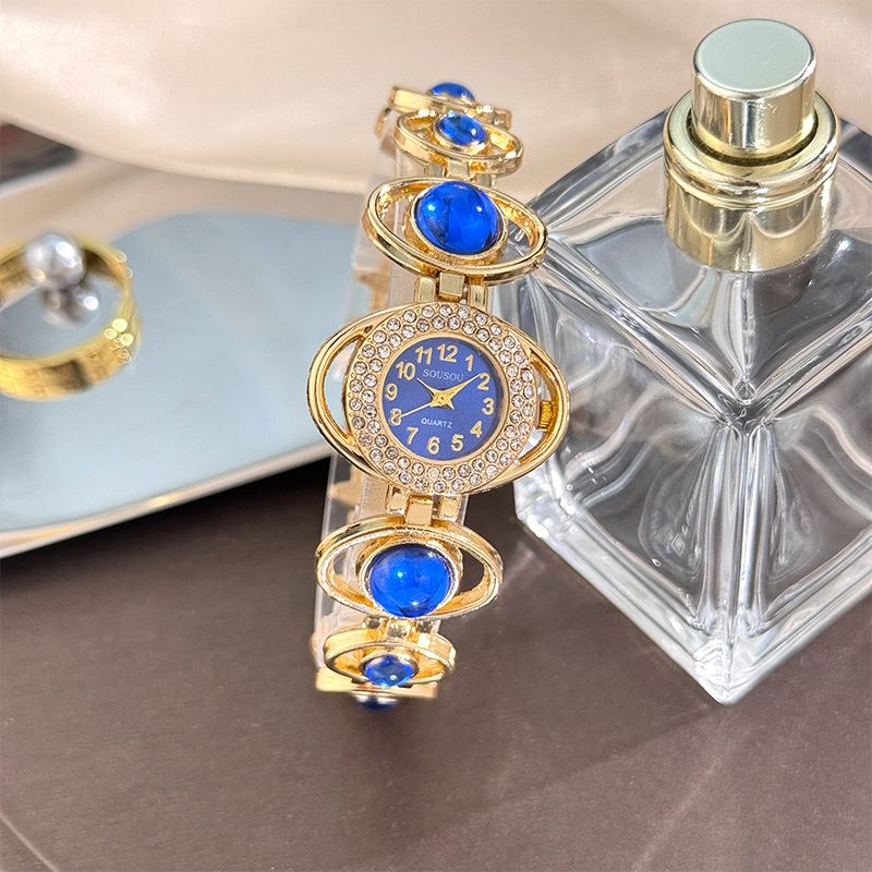 Orologio da donna alla moda, digitale, di lusso, con pietra, semplice, con decorazione a forma di nebulosa, per lavoro quotidiano, compleanno, anniversario, regalo di San Valentino_voghion.com