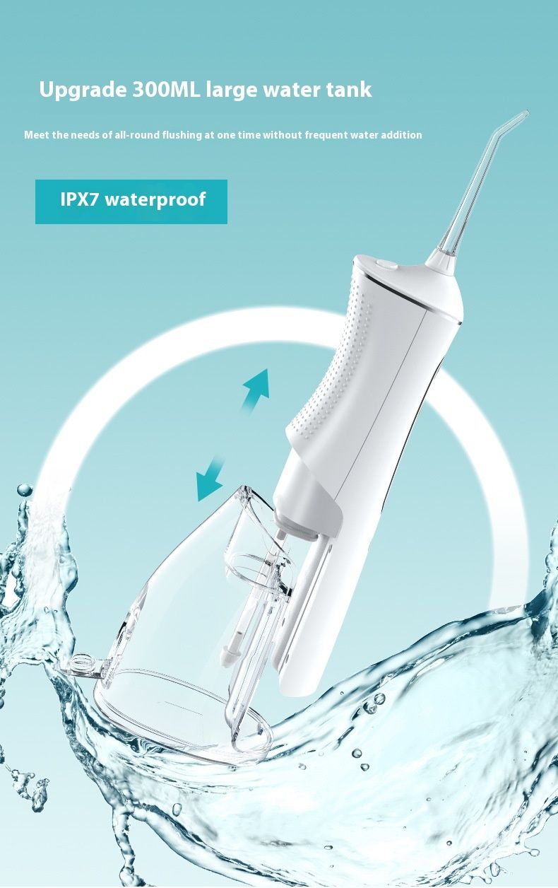 Spazzolino da denti fai da te ad alta frequenza, idropulsore, può lavare i denti, lavare il naso, pulizia elettrica portatile dei denti_voghion.com