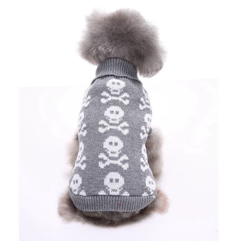 Weihnachten Halloween Teddy Hundekleidung Herbst Winter Haustier Pullover_voghion.com