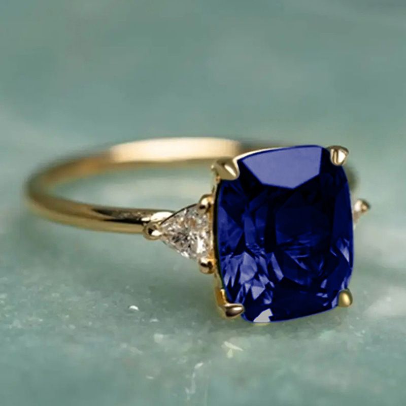 Cao Shi Fashion Exaggerated Personalized New Princess Engagement Ring Female_voghion.com