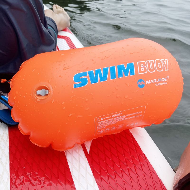 MARJAQE Maijia Thousand Follower Dubbele Airbag Float met Grote Mond, Gemakkelijk Op te Blazen Zwemveiligheidsuitrusting_voghion.com