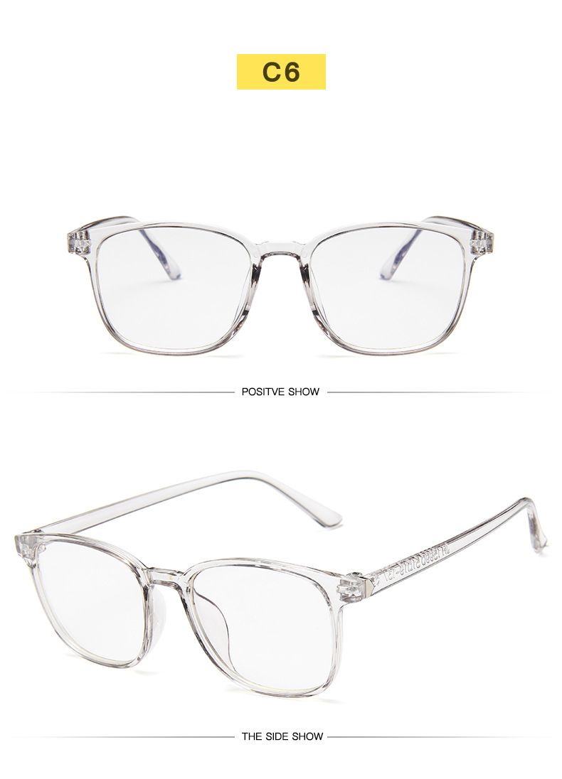 Moda RMM Retro Uomo Moda Computer Occhiali Donna Anti-Luce Blu Trasparente Rosa Montatura in Plastica_voghion.com