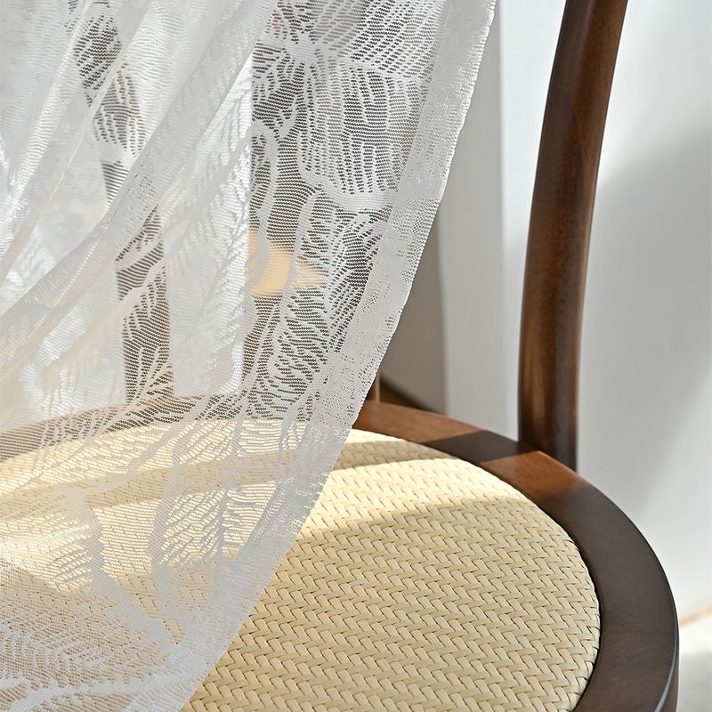 Fishtail Rod Dør Gardin Warp Strikket Lace Vindu Skjerm Gardin_voghion.com