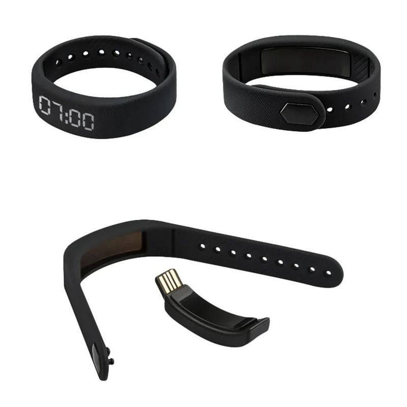 LED Digital Wristbands Waterproof Smart Clock Smartband_voghion.com