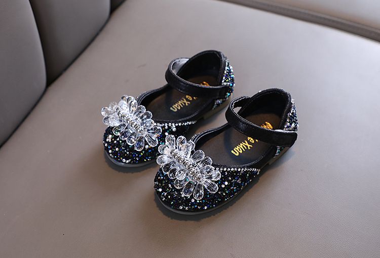 Scarpe da ballo per bambina, bambina, principessa, con diamanti, singole, per spettacoli di danza, per bambini grandi_voghion.com